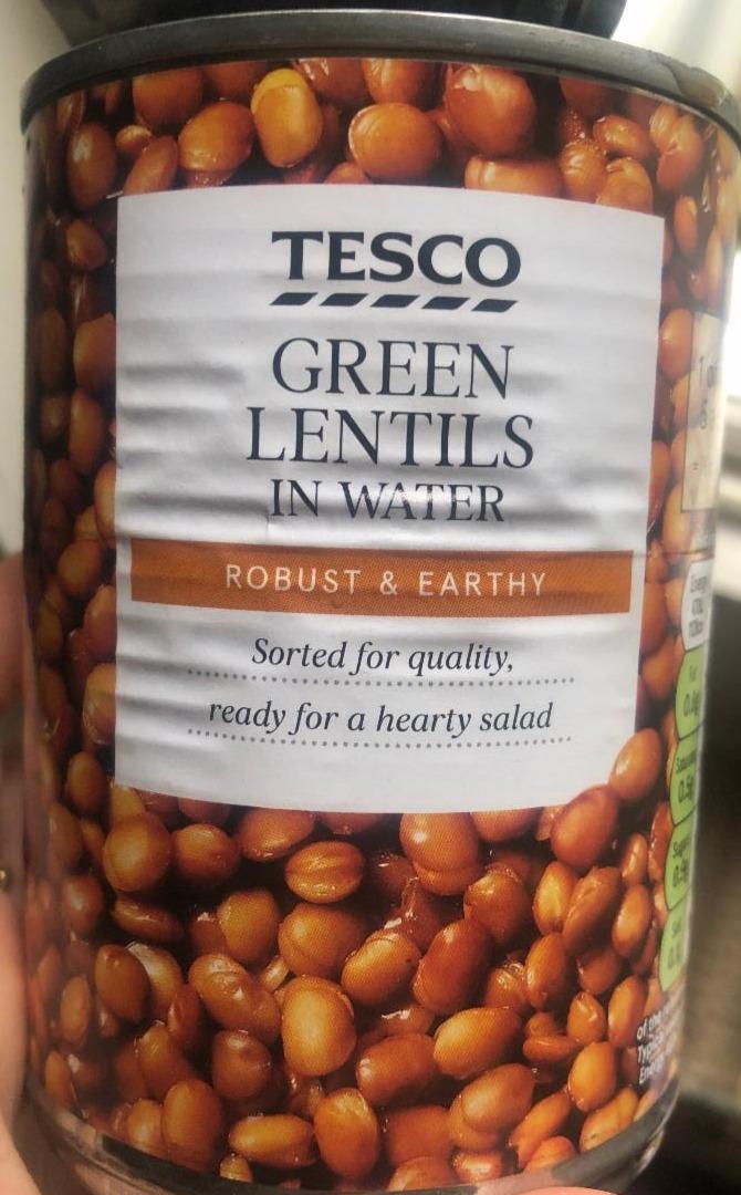 Fotografie - Green Lentils in Water Tesco