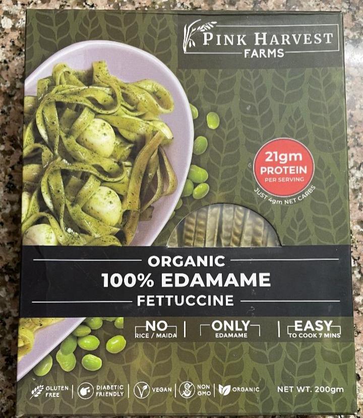 Fotografie - 100% Edamame Organic Fettuccine Pink Harvest Farm