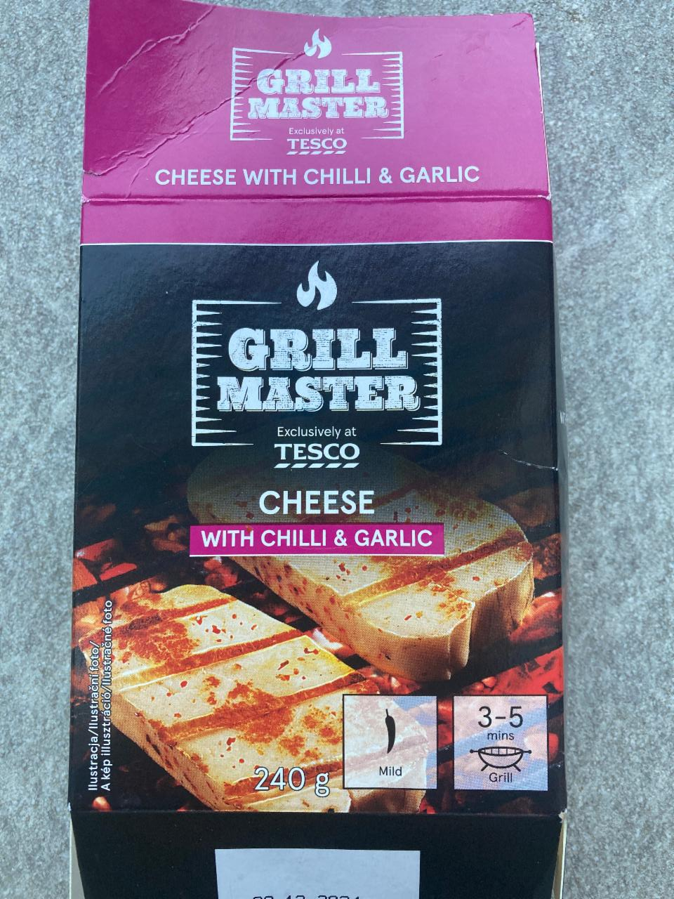 Fotografie - Cheese with chilli & garlic Grill master tesco