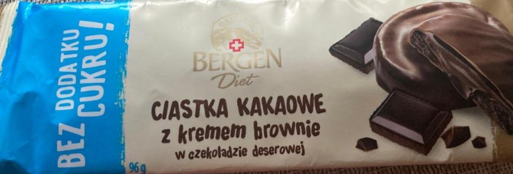 Fotografie - Ciastka kakaowe z kremem brownie Bergen Diet