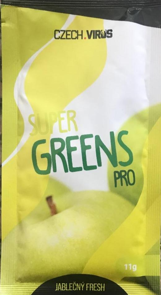 Fotografie - Super Greens Pro Jablečný fresh Czech Virus