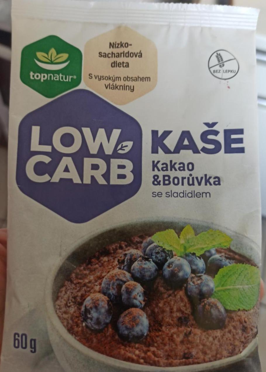 Fotografie - Low carb Kaše Borůvka & Kakao se sladidlem Topnatur