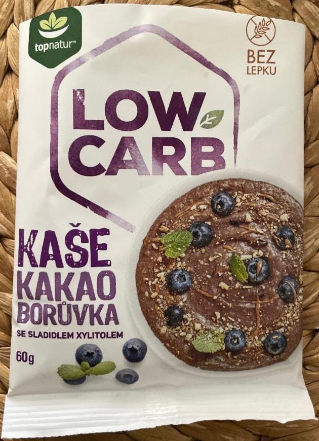 Fotografie - Low carb Kaše Borůvka & Kakao se sladidlem Topnatur