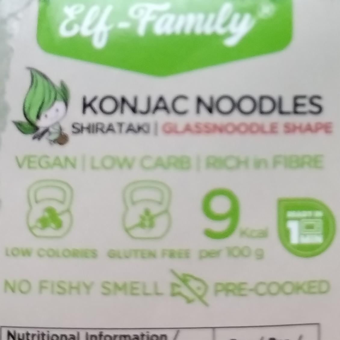 Fotografie - Konjac noodles shirataki Elf-Family