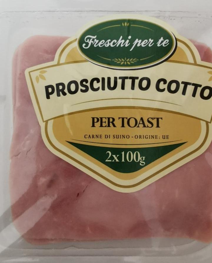 Fotografie - Prosciutto cotto per Toast Freschi per Te