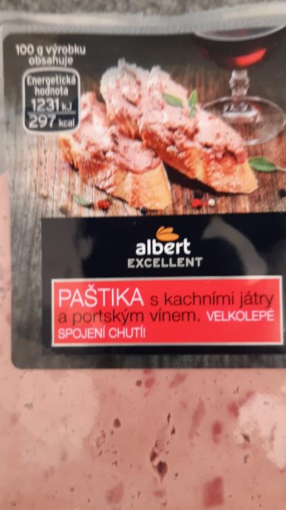 Fotografie - Paštika s kachními játry a portským vínem Albert Excellent