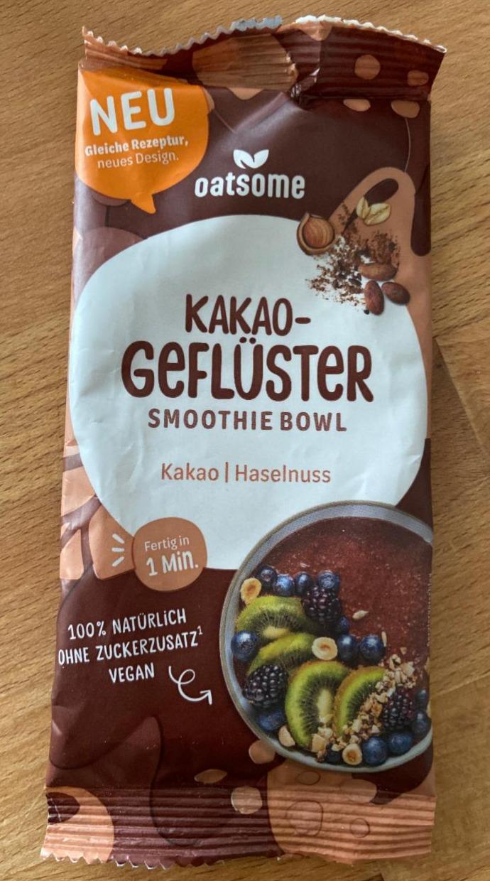 Fotografie - Kakaogeflüster Smoothie Bowl Oatsome