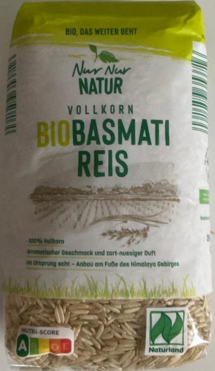 Fotografie - Vollkorn BIO Basmati Reis Nur Nur Natur