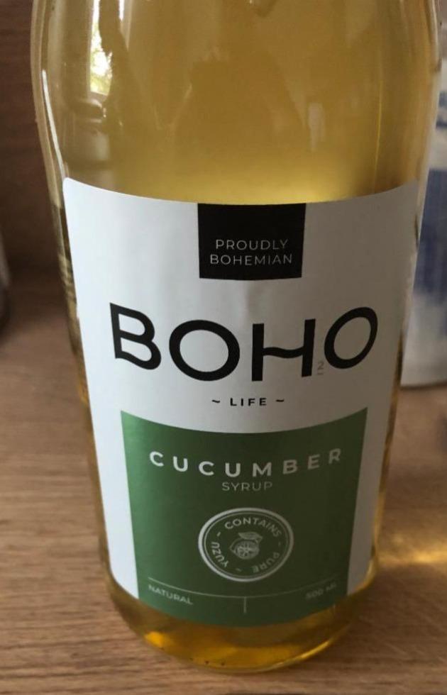 Fotografie - Cucumber syrup BOHO Life