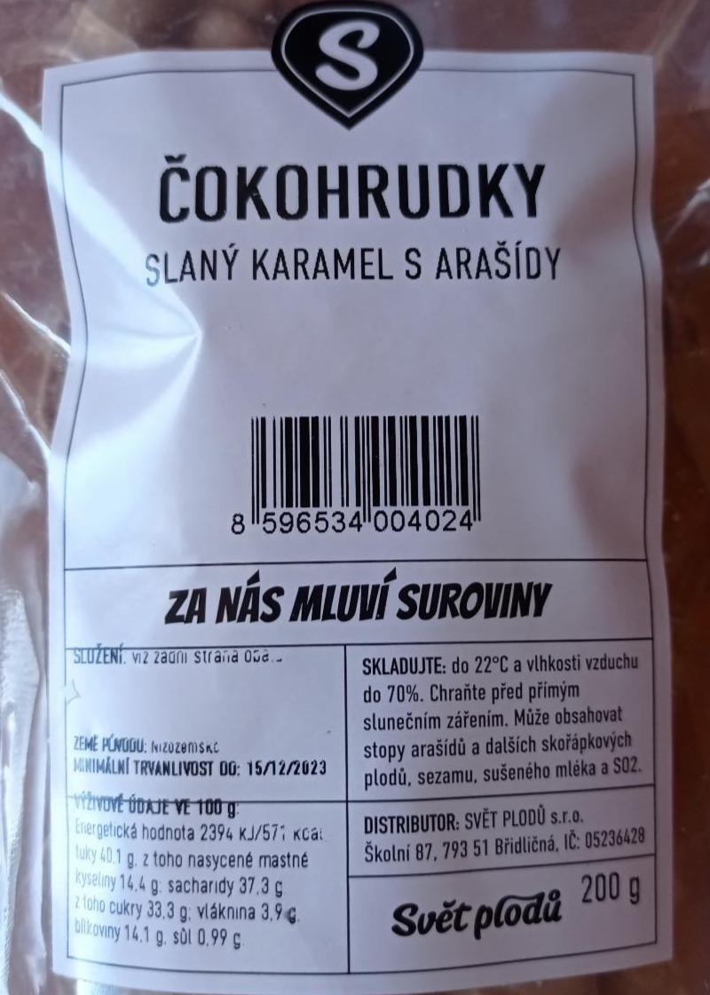 Fotografie - Čokohrudky slaný karamel s arašídy Svět plodů