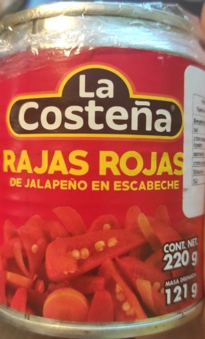 Fotografie - La Costeña Rajas Rojas