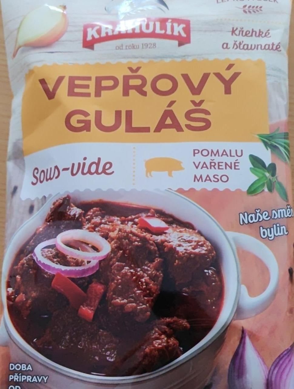 Fotografie - Vepřový guláš Sous-Vide Krahulík