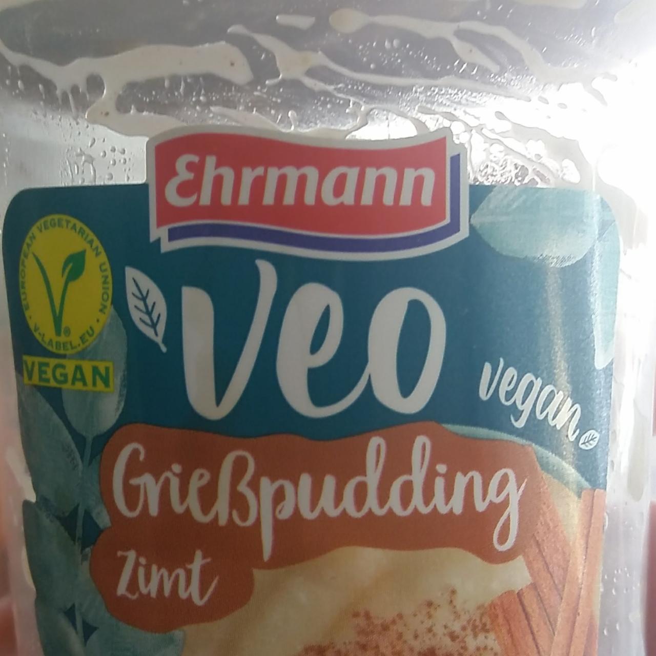 Fotografie - Veo Grießpudding Zimt Ehrmann