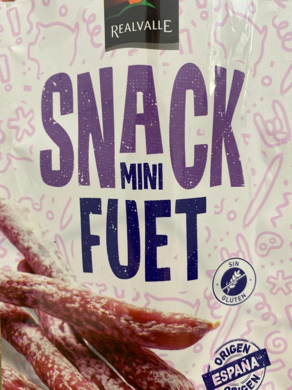 Fotografie - Snack Mini Fuet Realvalle