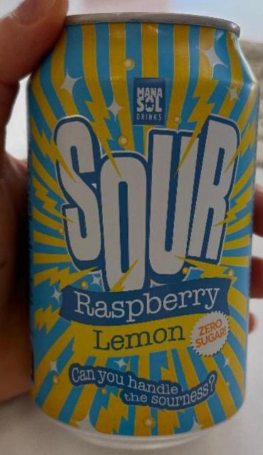 Fotografie - Sour raspberry lemon ManaSol Drinks