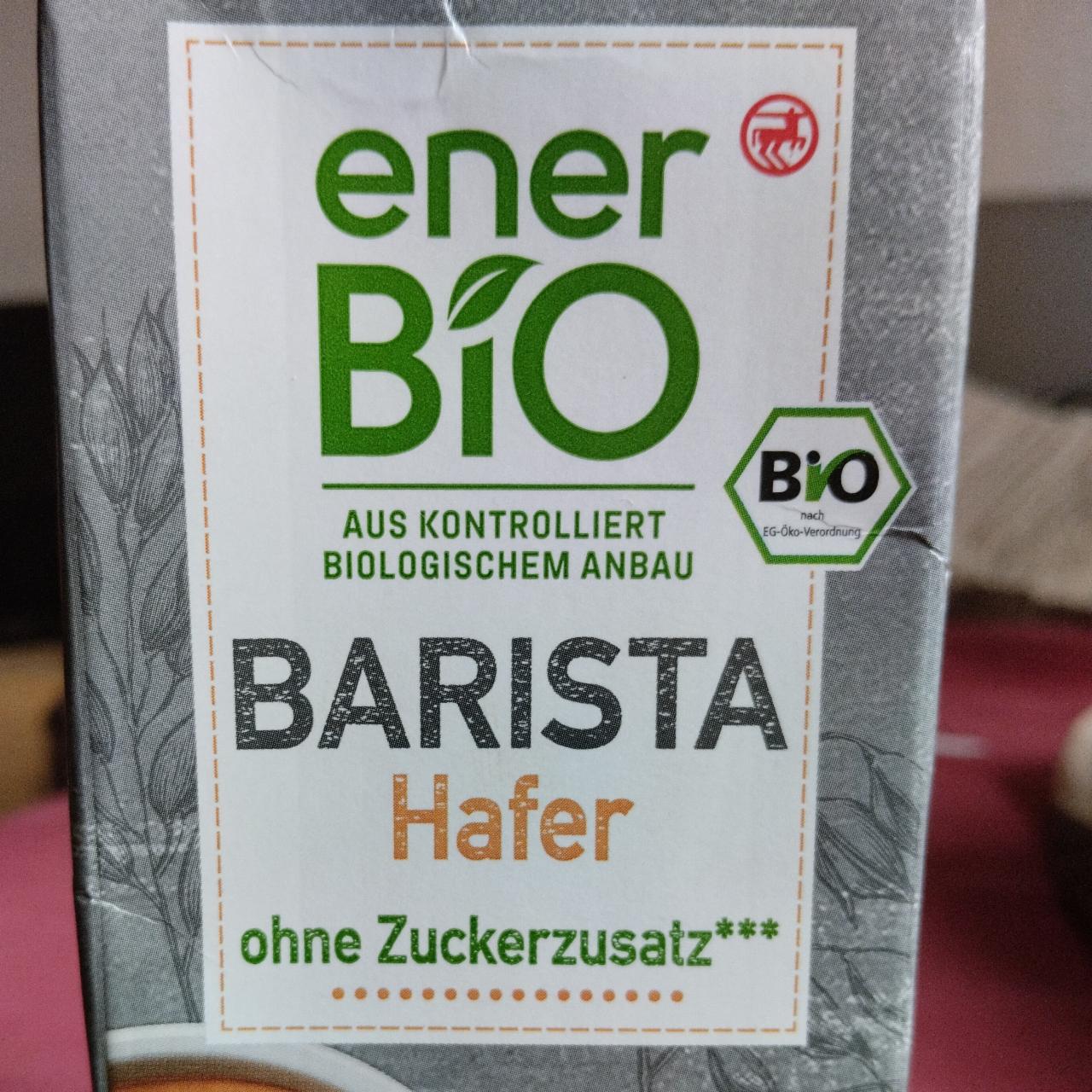 Fotografie - Barista Hafer ohne Zuckerzusatz EnerBio