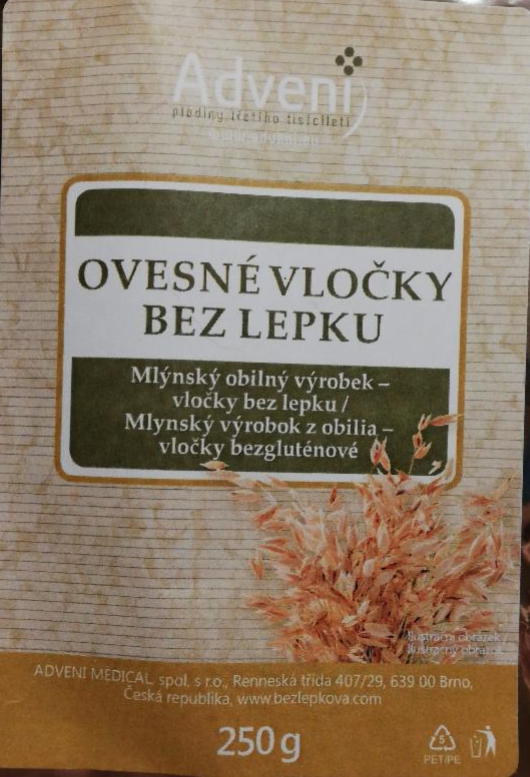 Fotografie - Ovesné vločky bez lepku Adveni