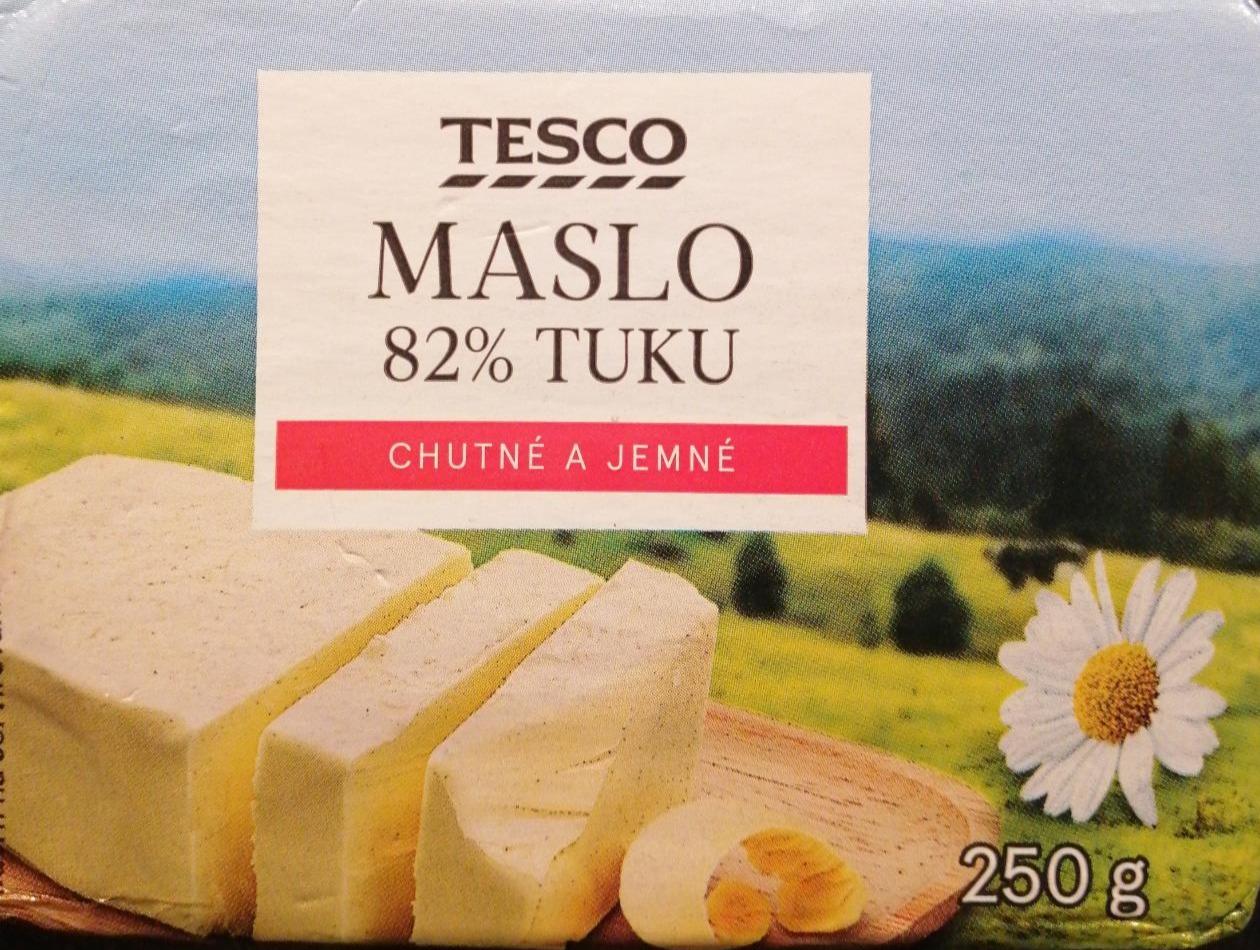 Fotografie - máslo 82 % tuku TESCO