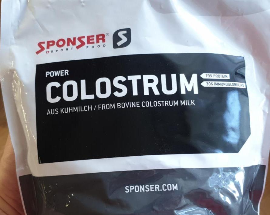 Fotografie - Power COLOSTRUM Sponser