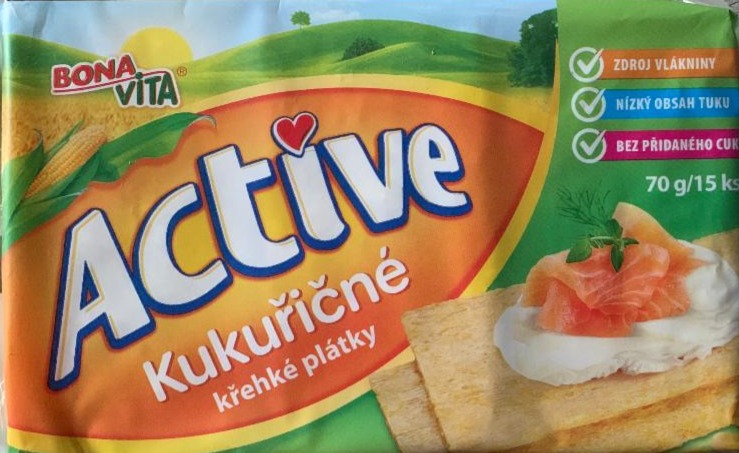 Fotografie - Active křehké plátky kukuřičné Bonavita