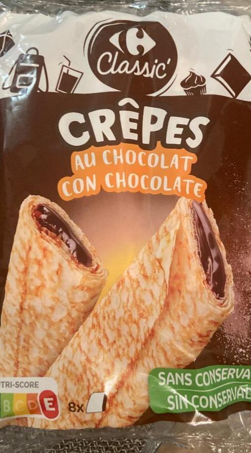 Fotografie - classic’ crêpes au chocolat con chocolate