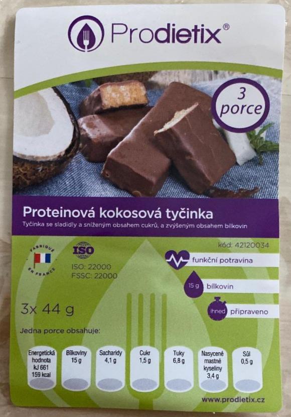 Fotografie - Proteinová kokosová tyčinka Prodietix