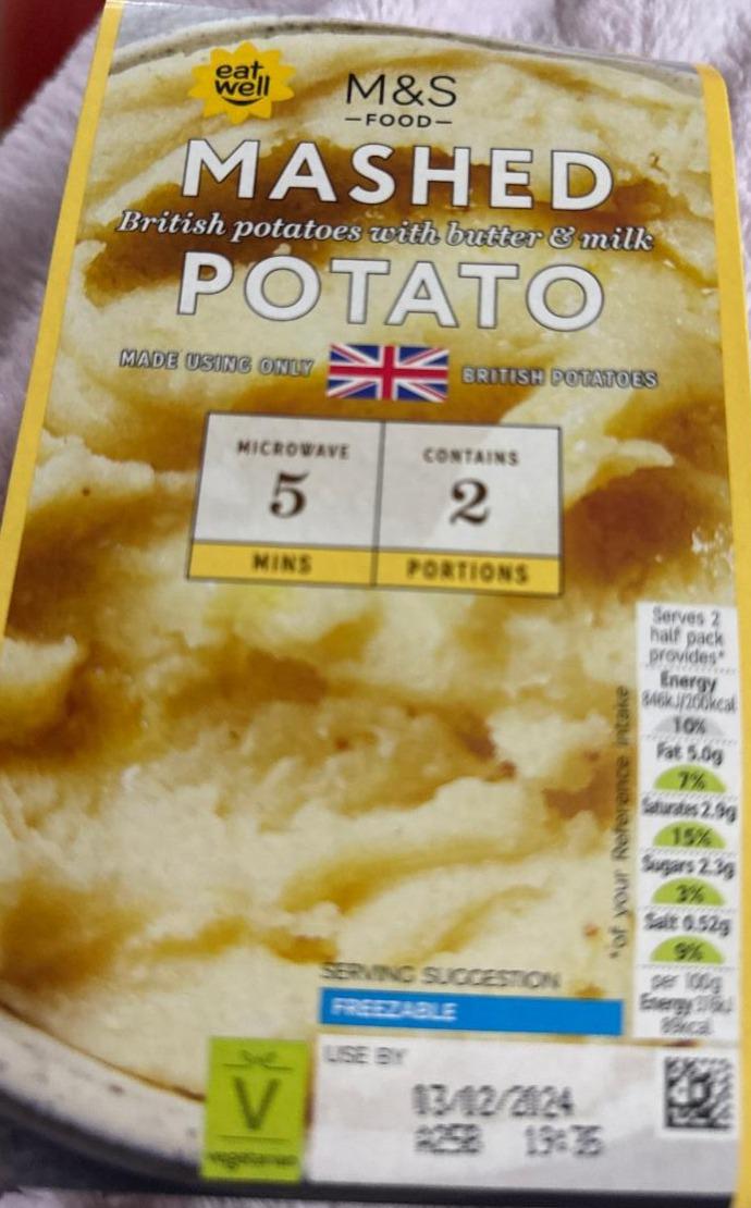 Fotografie - mashed potato M&S Food