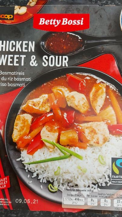 Fotografie - Betty Bossi Chicken Sweet & Sour mit Basmatireis