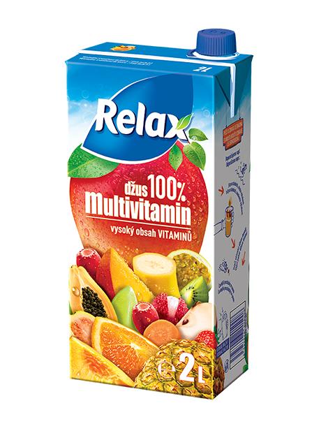 Fotografie - Džus 100% Multivitamin Relax