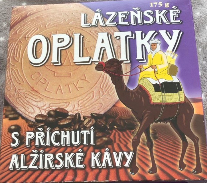 Fotografie - Lázeňské oplatky s příchutí alžírské kávy CLIP