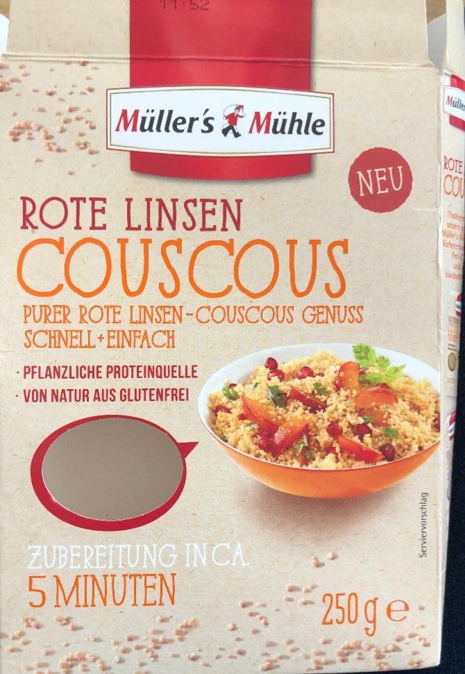 Fotografie - Rote Linsen Couscous Müller‘s Mühle