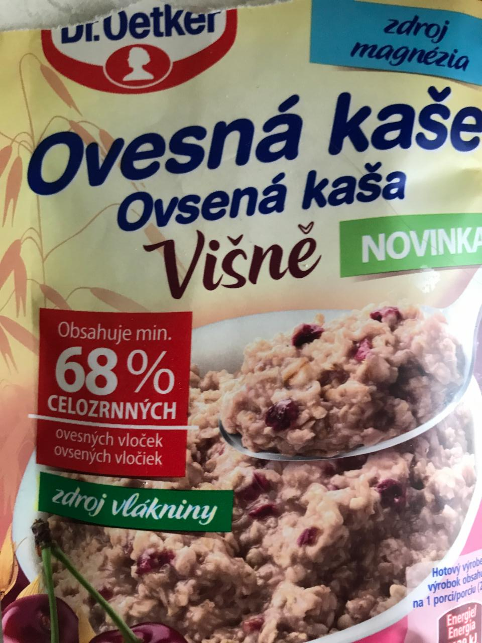 Fotografie - Ovesná kaše višně Dr.Oetker