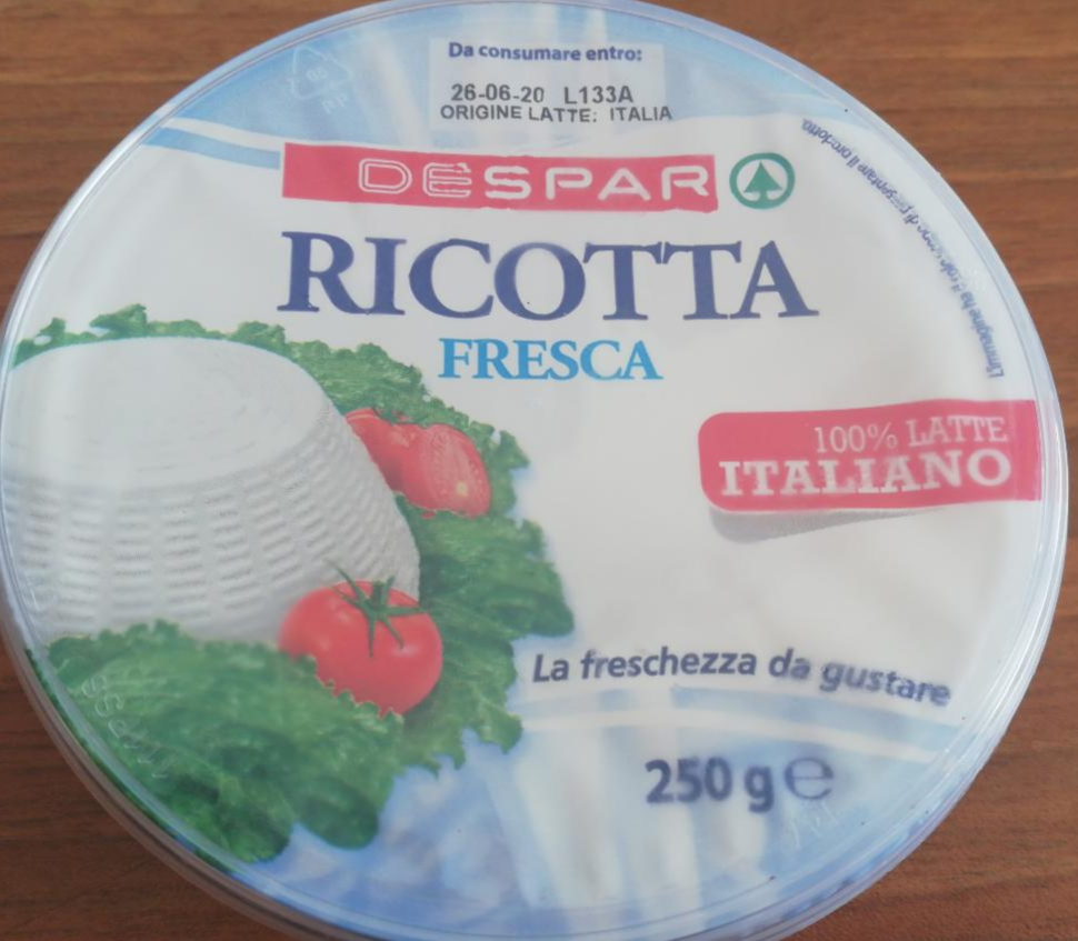 Fotografie - Ricotta fresca DeSpar