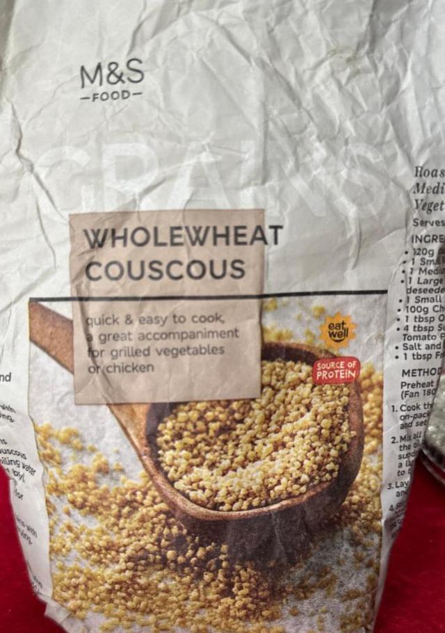 Fotografie - Wholewheat couscous M&S Food