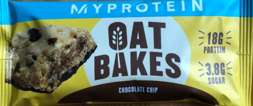 Fotografie - Oat bakes chocolate chip Myprotein