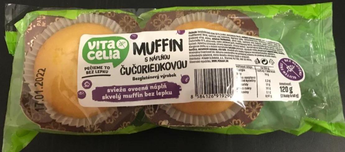 Fotografie - Muffin s náplňou čučoriedkovou Vita Celia