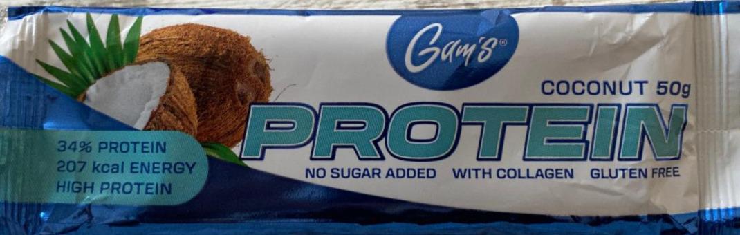 Fotografie - 34% protein bar coconut with collagen Gam's