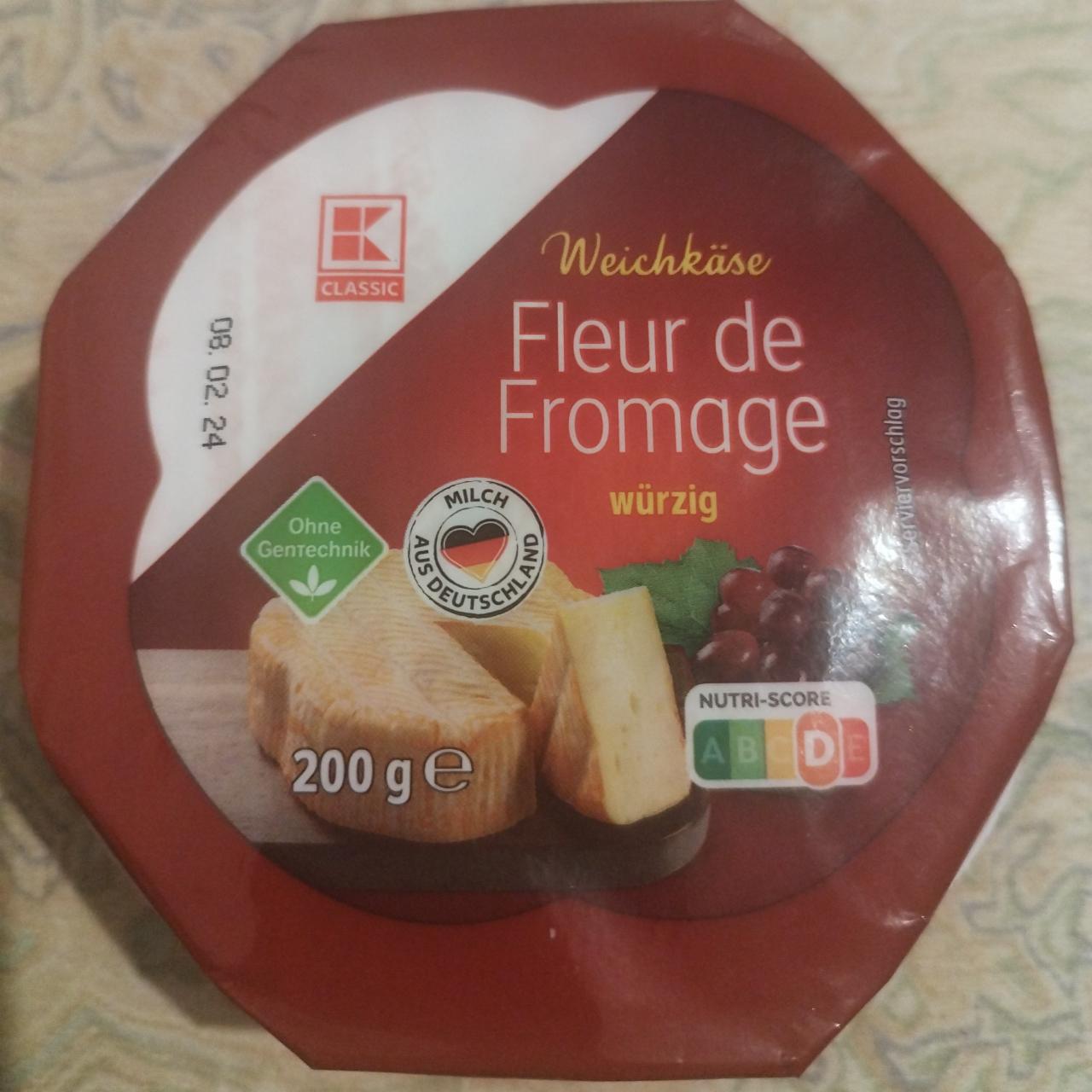 Fotografie - Weichkäse Fleur de Fromage würzig K-Classic