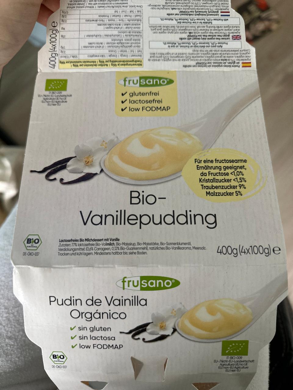 Fotografie - Bio-Vanillepudding Frusano