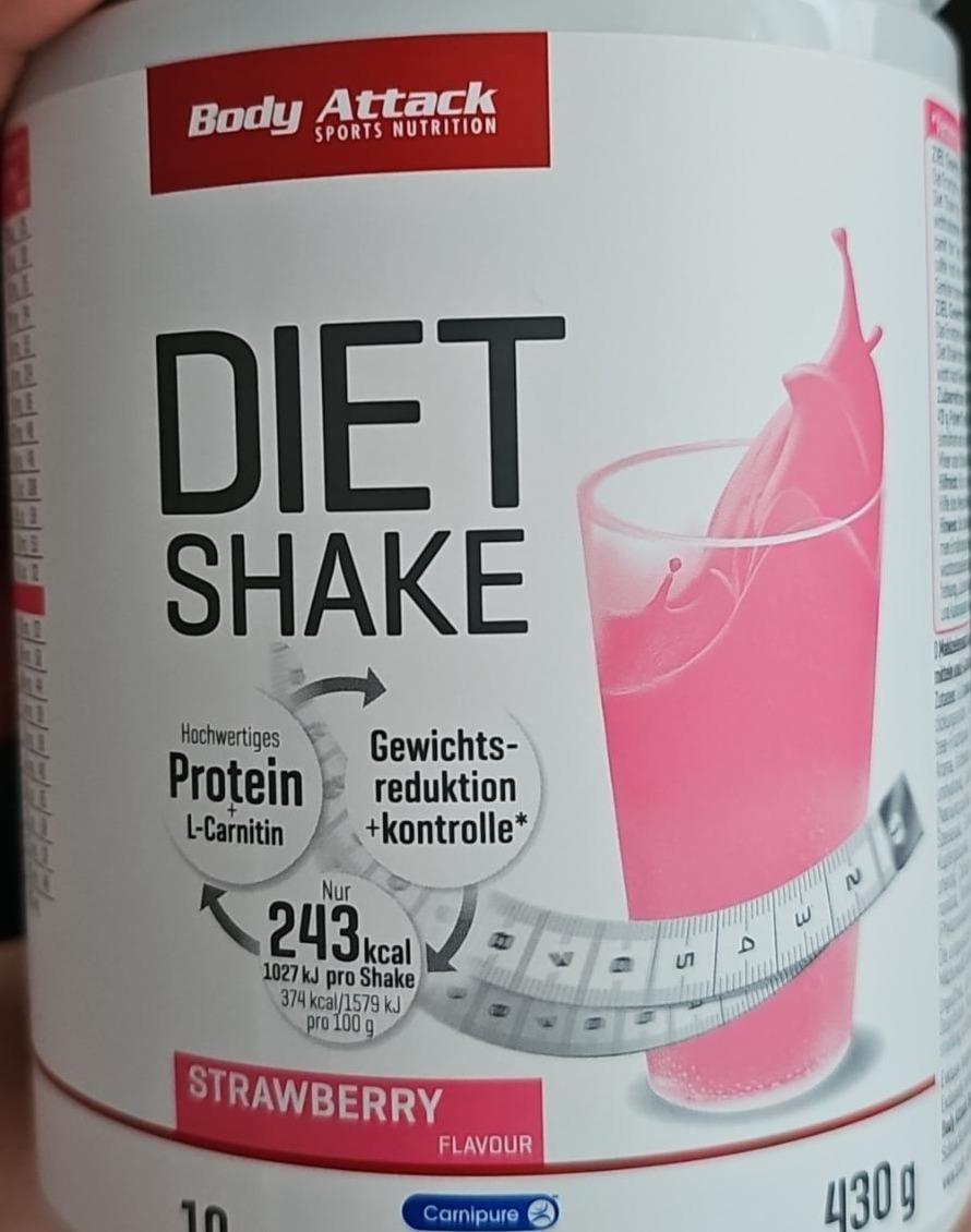 Fotografie - Diet Shake strawberry Body Attack