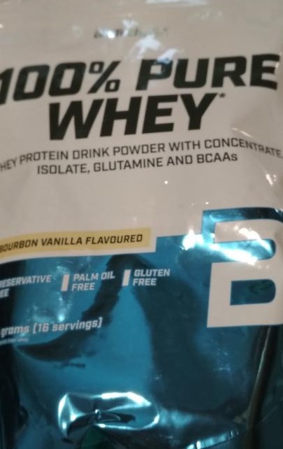 Fotografie - 100% Pure whey protein bourbon vanilla BioTechUSA