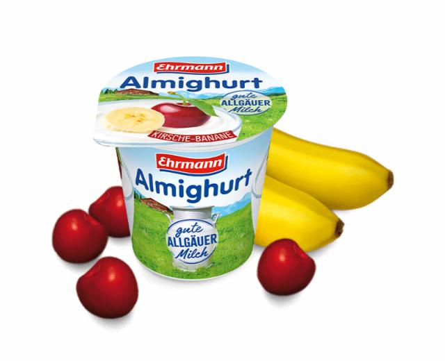 Fotografie - Almighurt Kirsche-Banane Ehrmann