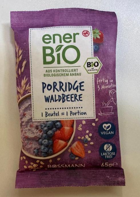 Fotografie - Porridge Waldbeere EnerBio