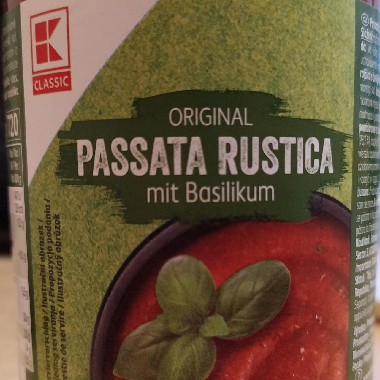 Fotografie - Passta rustica mit basilikum K-Classic