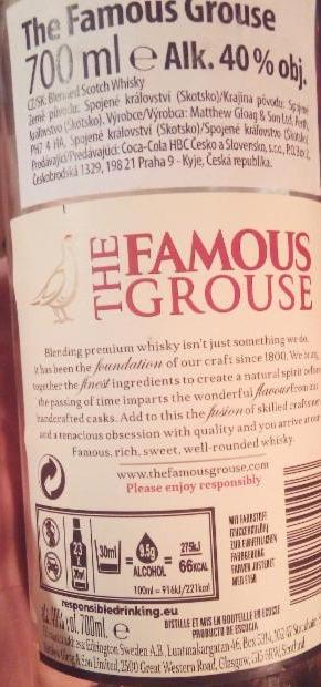 Fotografie - Famous Grouse whisky