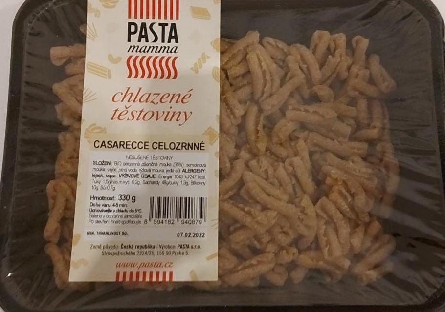 Fotografie - casarecce celozrnné Pasta mamma