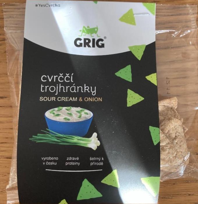 Fotografie - Cvrččí trojhránky Sour Cream & Onion Grig