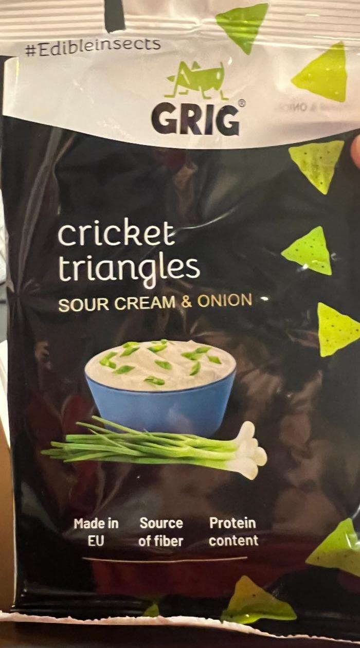 Fotografie - Cvrččí trojhránky Sour Cream & Onion Grig