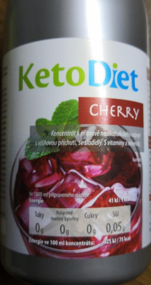 Fotografie - Sirup bez cukru s příchutí cherry KetoDiet