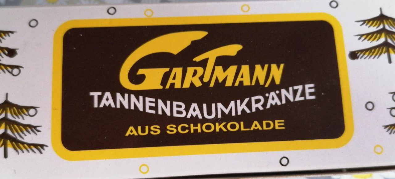 Fotografie - Tannenbaumkränze aus Schokolade Gartmann